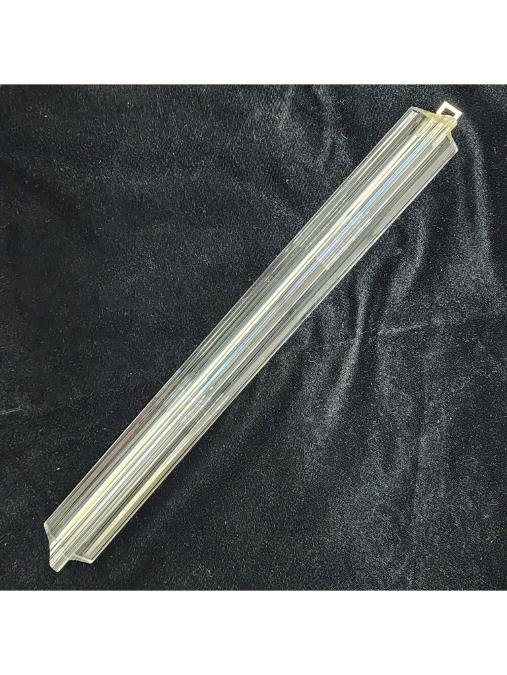 Murano Glass Tri Lobe Rod Spare Part for Venini Chandeliers, 11" Long